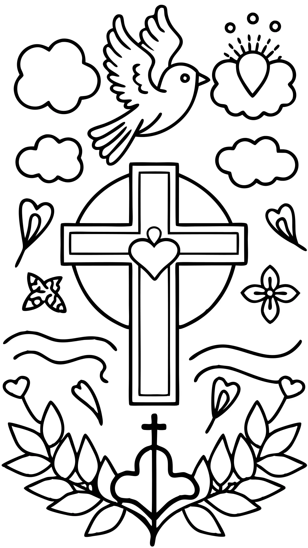 coloring pages christian